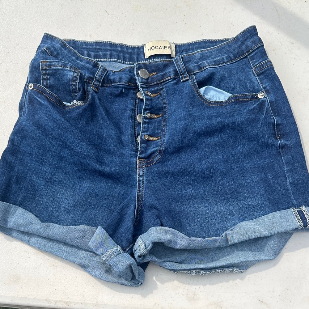 Women's Classic Blue Denim Shorts